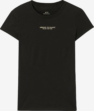T-shirt ARMANI EXCHANGE en noir : devant