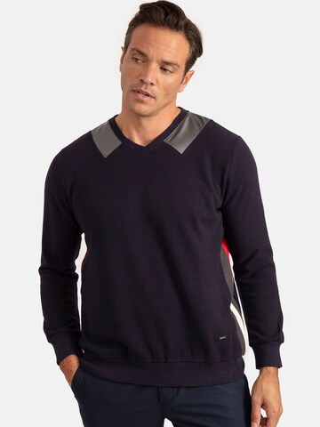 Pull-over 'Diego' Jacey Quinn en bleu : devant