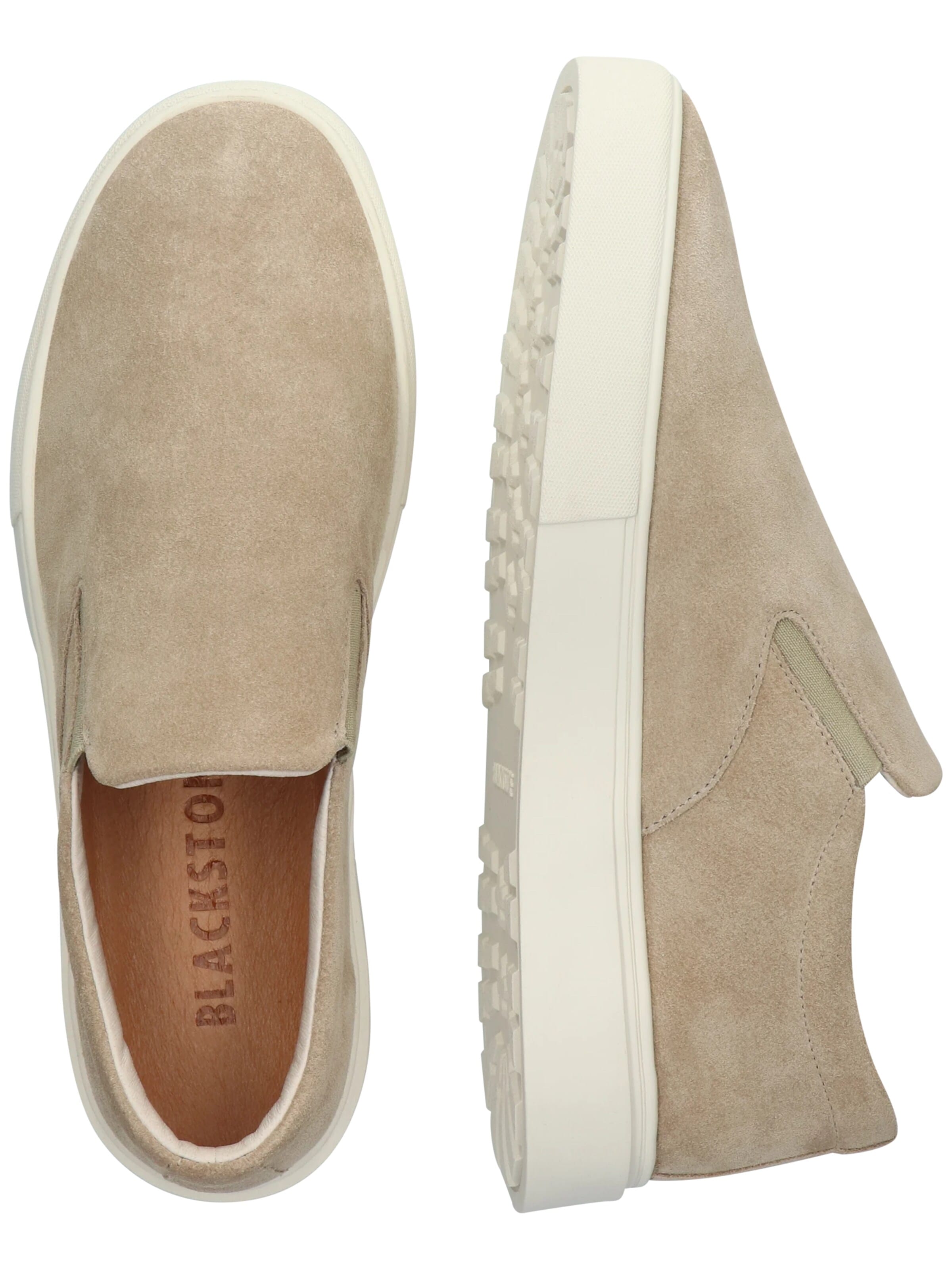 BLACKSTONE - Sapatilhas slip-on 'Ruby Banks DG508' em bege