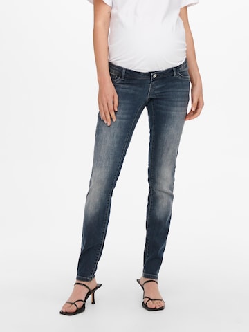 Skinny Jean 'Mauw' Only Maternity en bleu