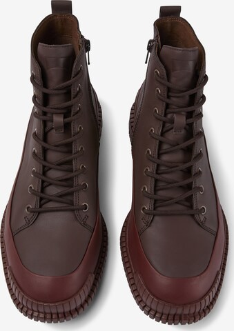 CAMPER Lace-Up Boots 'PIX' in Red