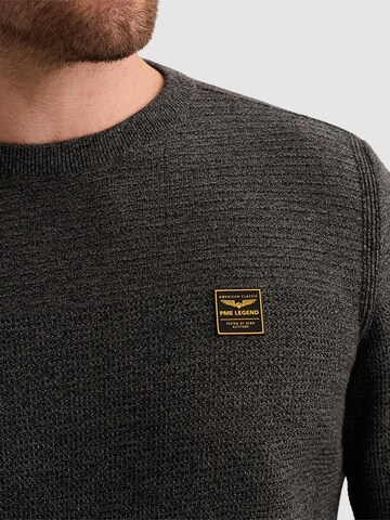 PME Legend Pullover 'Pullover in 100% cotton mouliné with texture' i sort