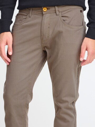 BLEND Slim fit Trousers 'Rodney' in Grey