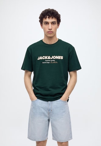 JACK & JONES - Camiseta 'JJABBO' en verde: frente