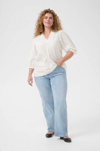 KAFFE CURVE Blouse 'Vitana' in Wit