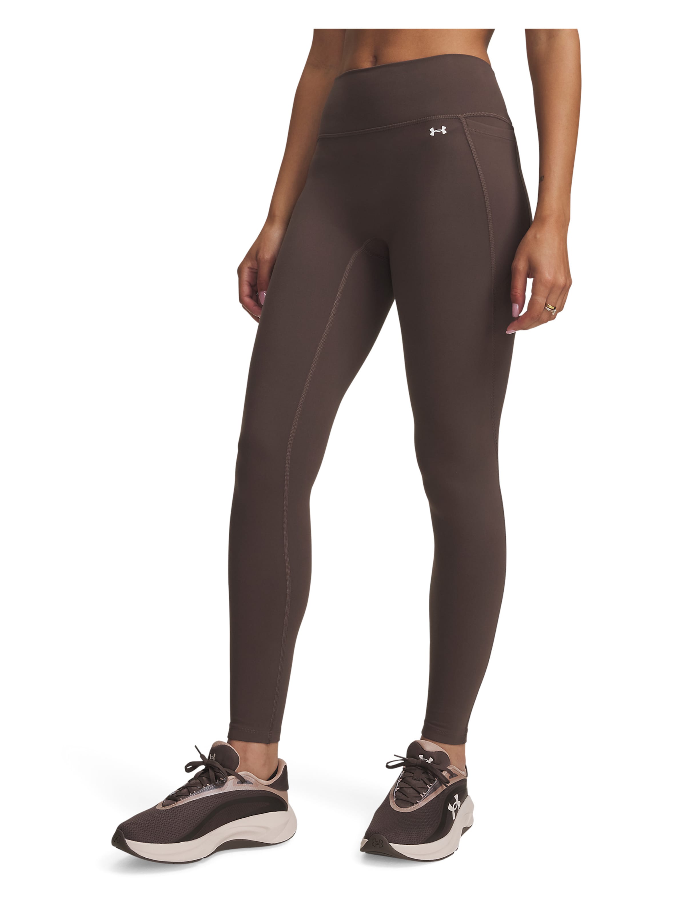 UNDER ARMOUR Skinny Workout Pants 'Motion' in Brown
