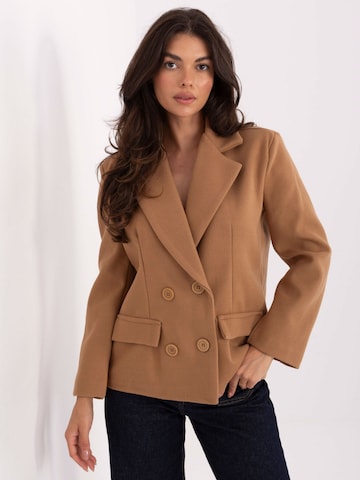 Madnezz House Between-Seasons Coat '9559.02' in Beige: front