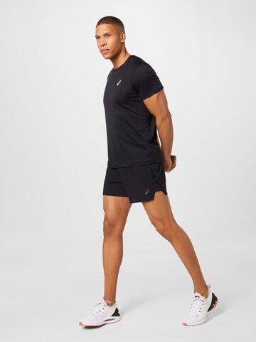 ASICS Sportshirt in Schwarz