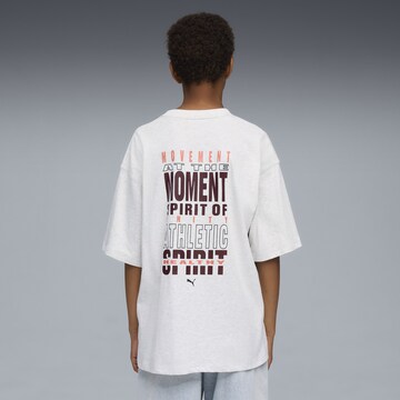 PUMA T-Shirt 'Wardrobe Essentials Go Together' in Grau: Vorderseite