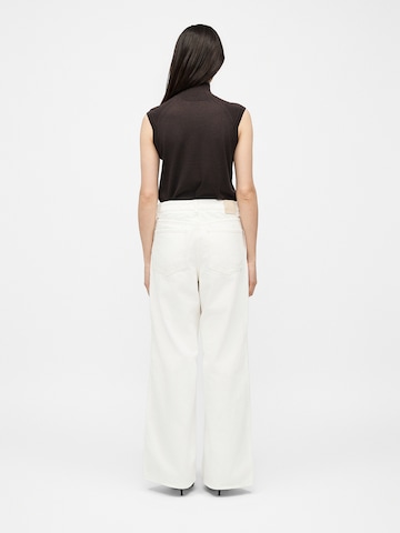 Wide leg Jeans 'C_SLOUCHY 2.0' di BOSS in bianco