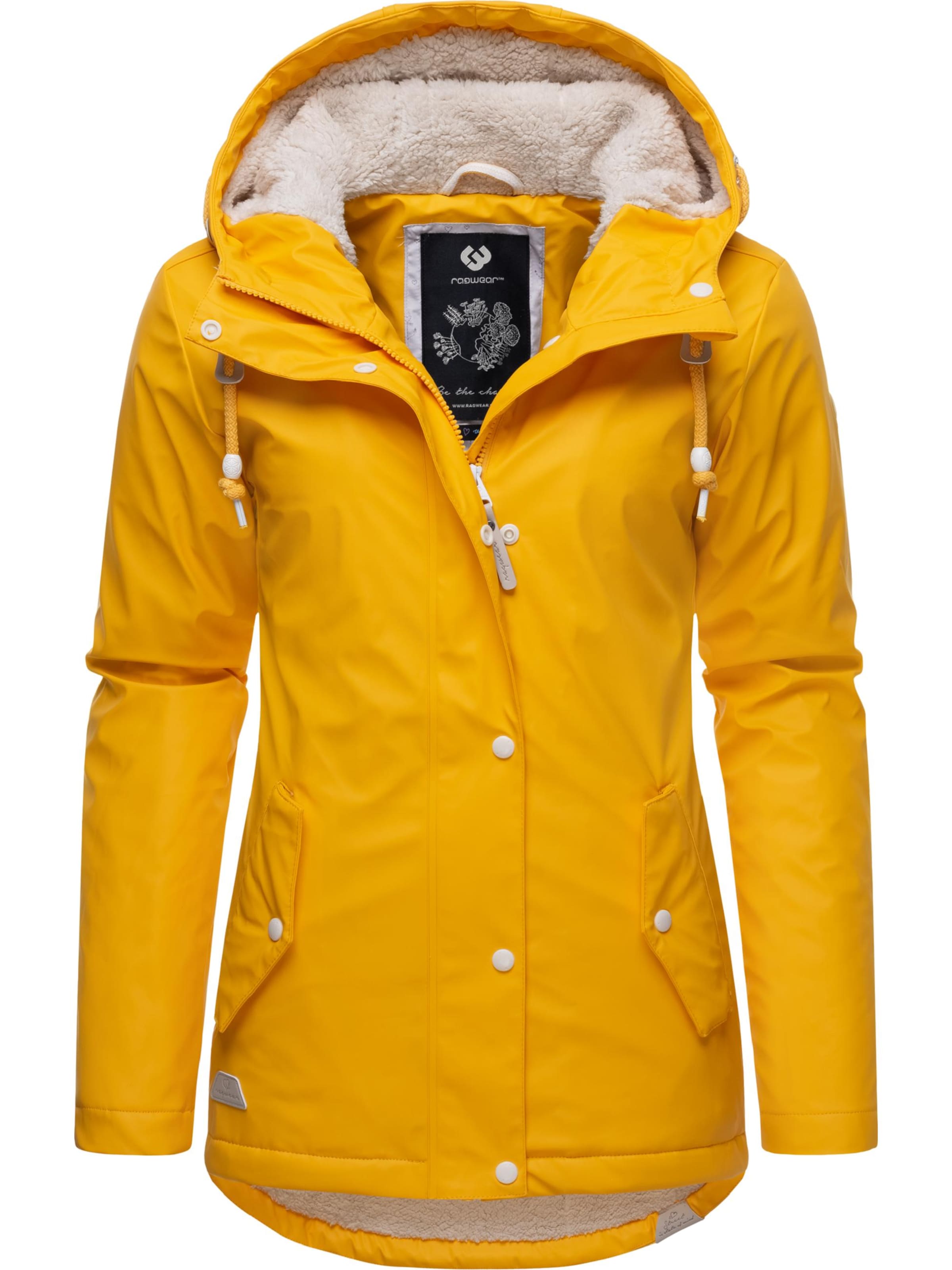 Ragwear Performance Jacket 'Marge' in Yellow