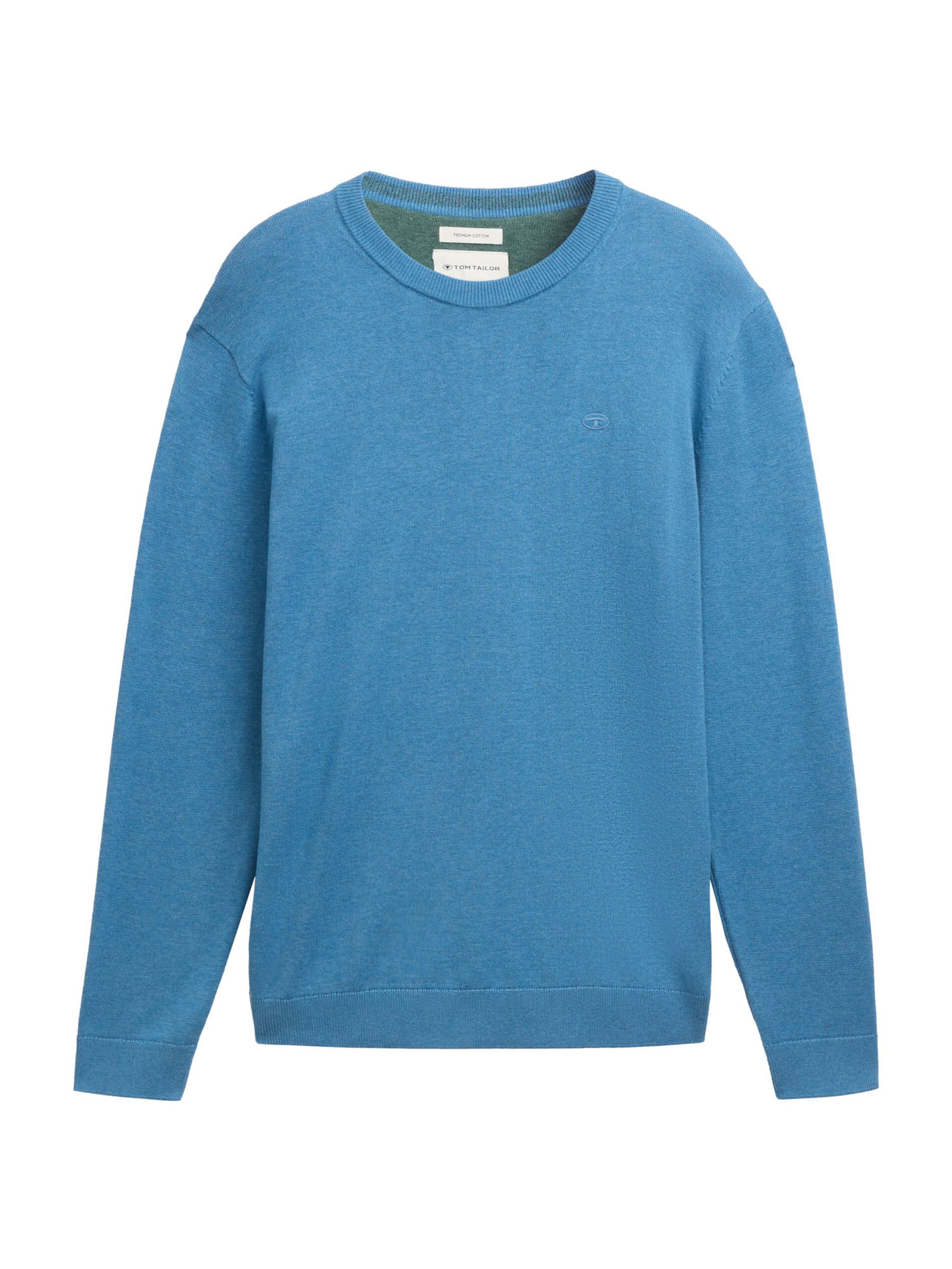 TOM TAILOR Sweater in Blue: front