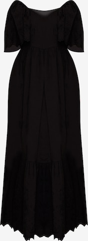 melns Chi Chi London Kleita: no priekšpuses