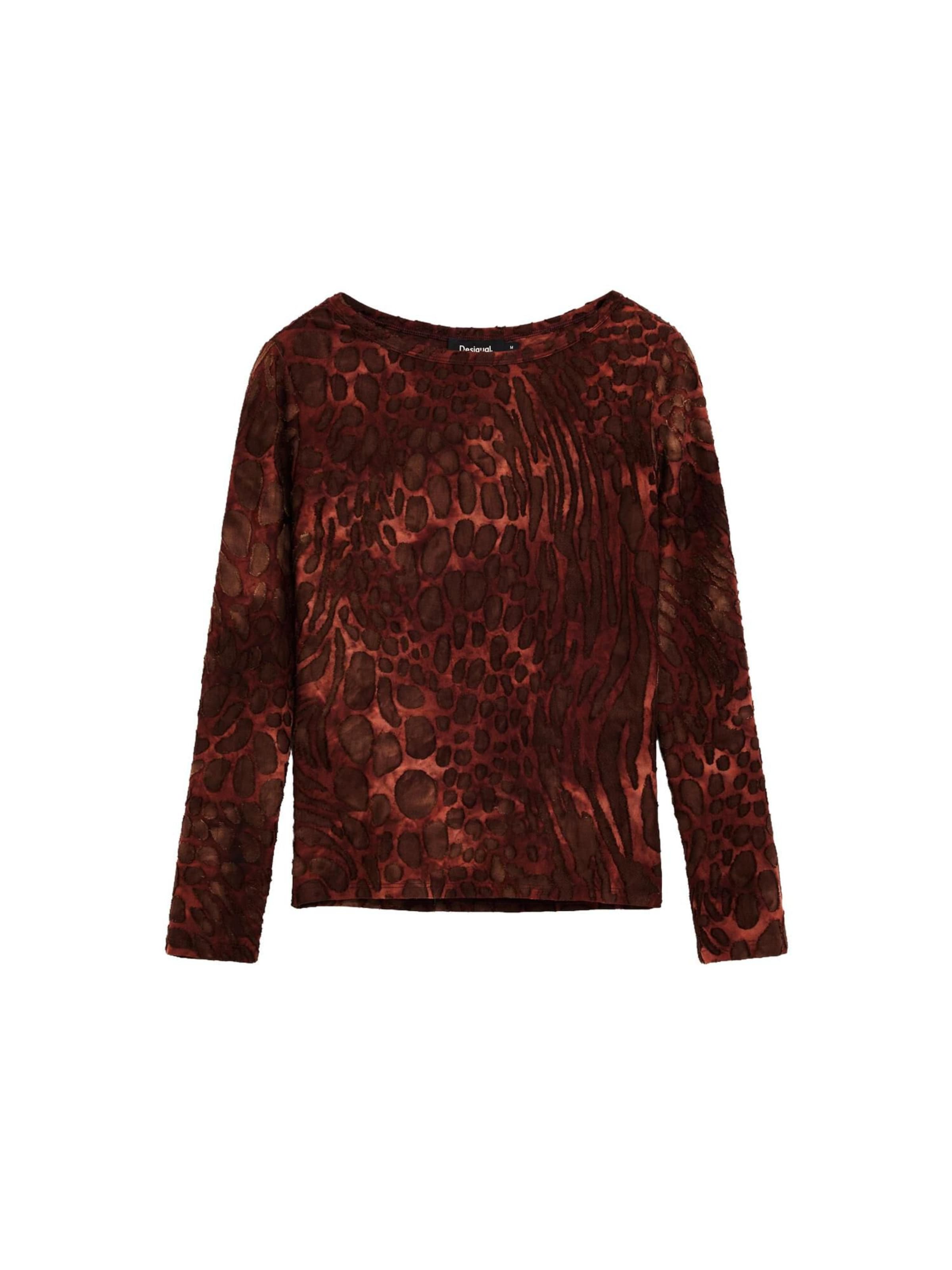 Desigual Футболка в Коричневый: спереди