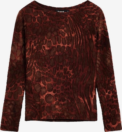Desigual Shirt in L in Brown / Orange / Lobster, Item view