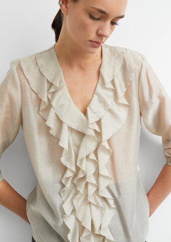 COMMA Bluse in Beige