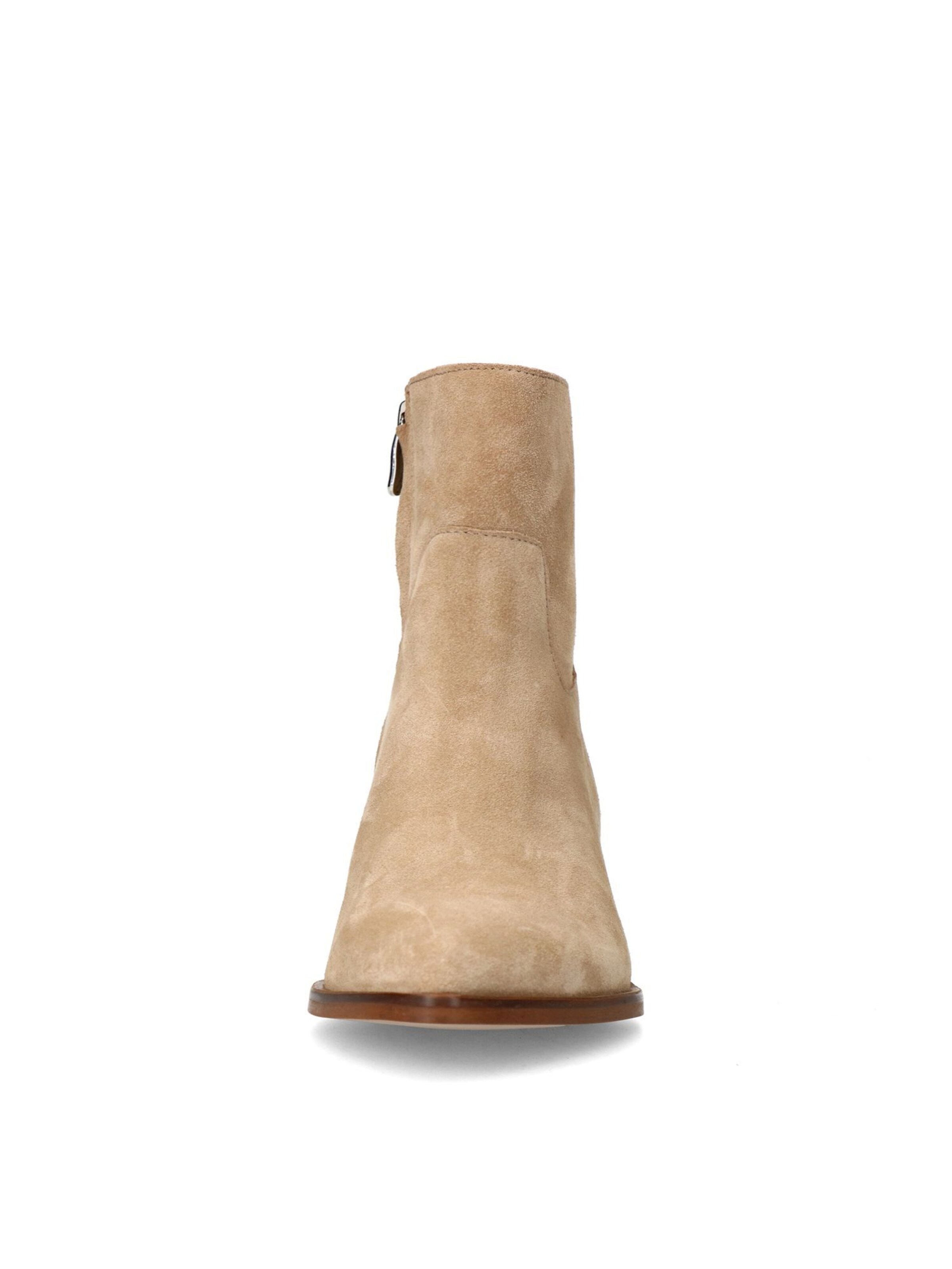 MANFIELD Ankle Boots in Beige