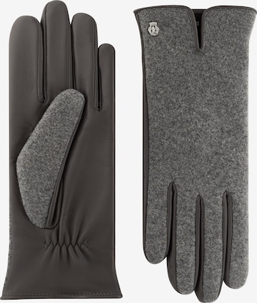Mezzoguanti 'GRÜNWALD' di Roeckl in grigio: frontale