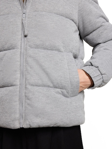 TOM TAILOR DENIM Winterjacke in Grau