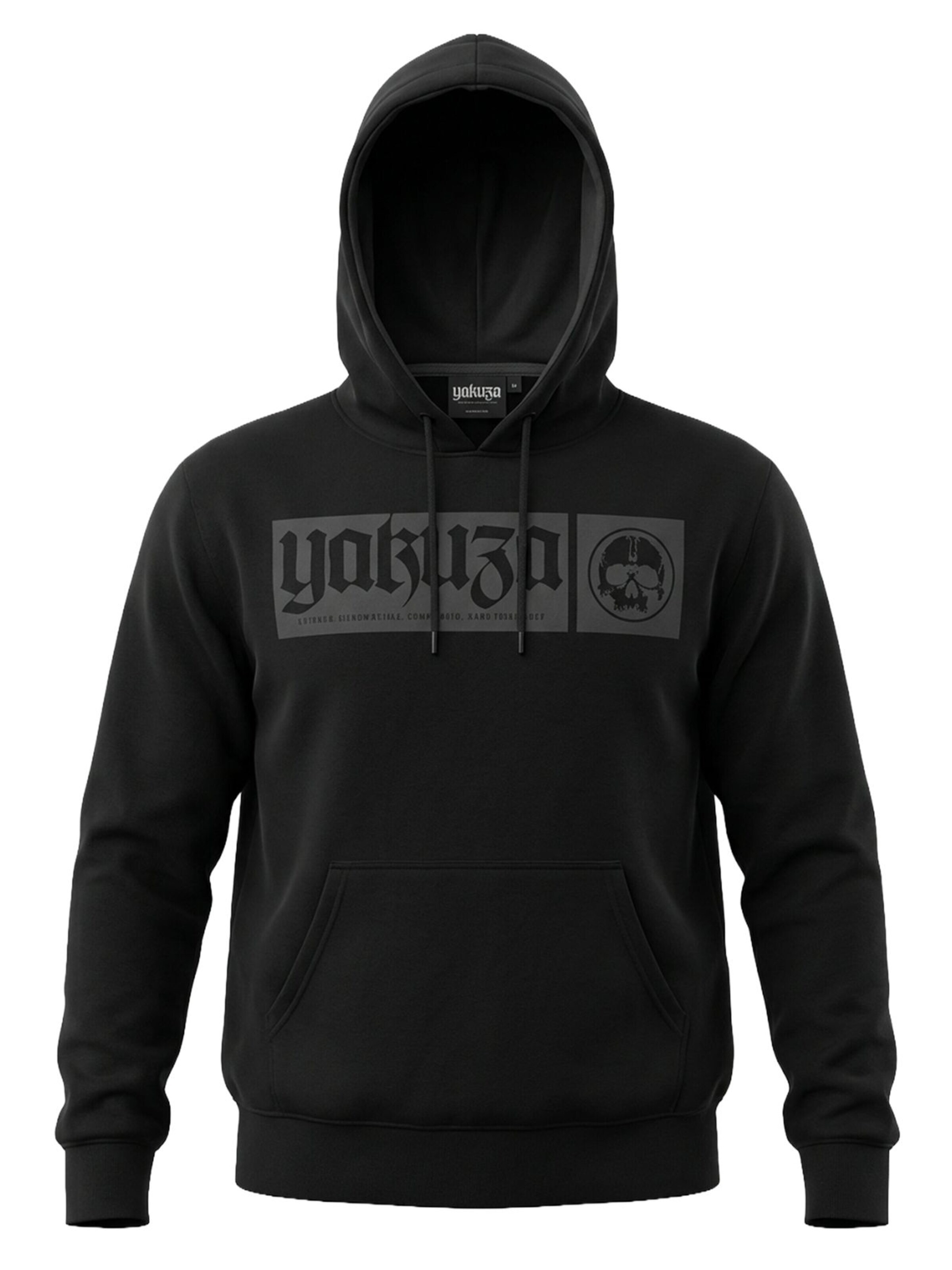 Yakuza Sweater 'Bleak V02' in Black: front