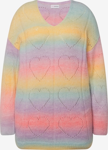 MIAMODA Sweater in Mixed colours: front