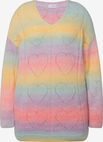 MIAMODA Sweater in Mixed colors: front