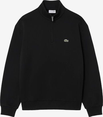 Felpa di LACOSTE in nero: frontale