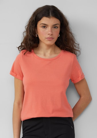 QS Shirt in Rood: voorkant