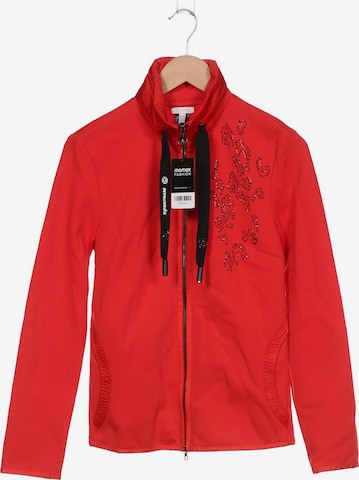 Sportalm Sweatshirt & Zip-Up Hoodie in M in Red: front