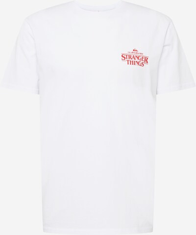 QUIKSILVER Functioneel shirt in de kleur Rood / Zwart / Wit, Productweergave