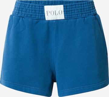 Polo Ralph Lauren Regular Trousers in Blue: front