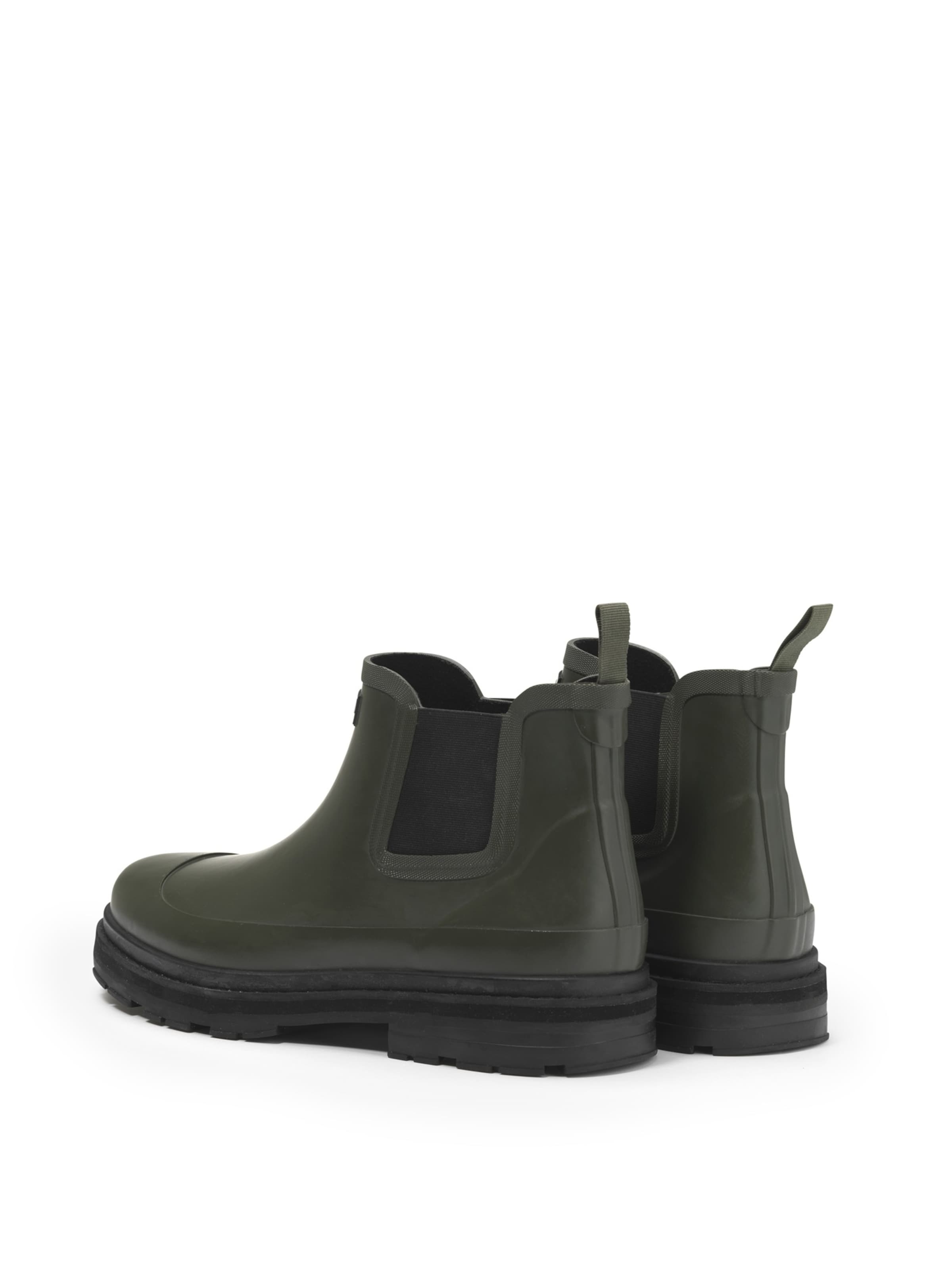 AIGLE Rubber boot 'Soft Rain' in Green: back