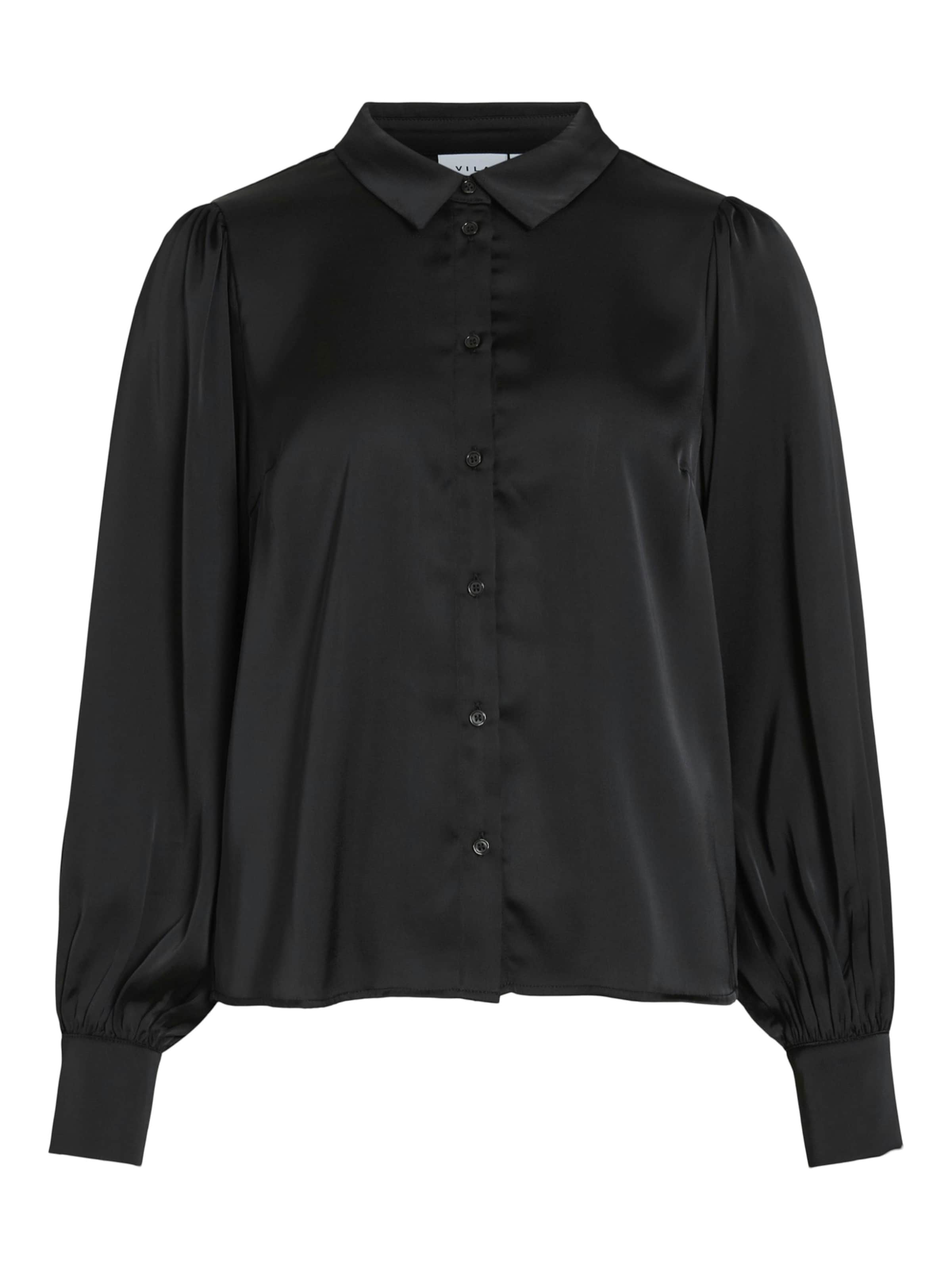 VILA Blúz 'VIEnna Ravenna' - fekete: elől