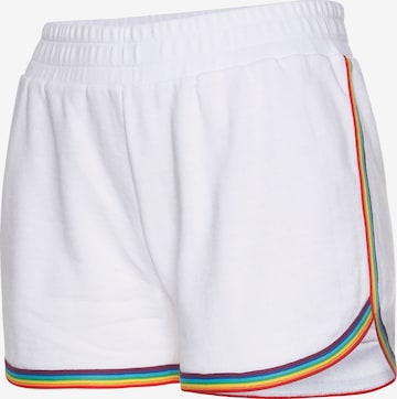 LASCANA Regular Shorts in Weiß