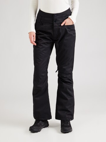 ROXY Bootcut Sportbroek 'DIVERSION' in Zwart: voorkant