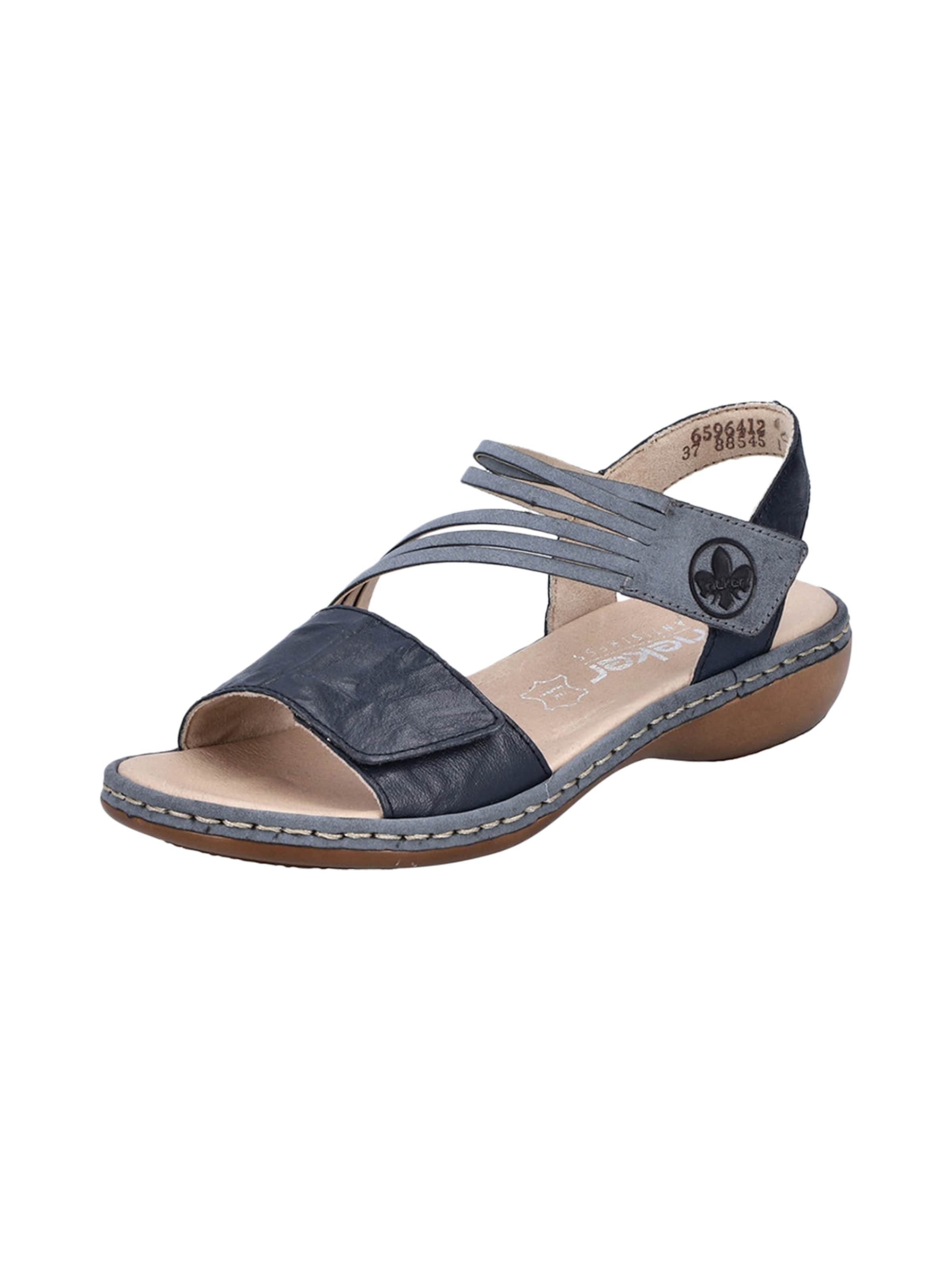 Sandalo di Rieker in blu: frontale