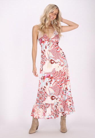 Robe IZIA en rouge : devant