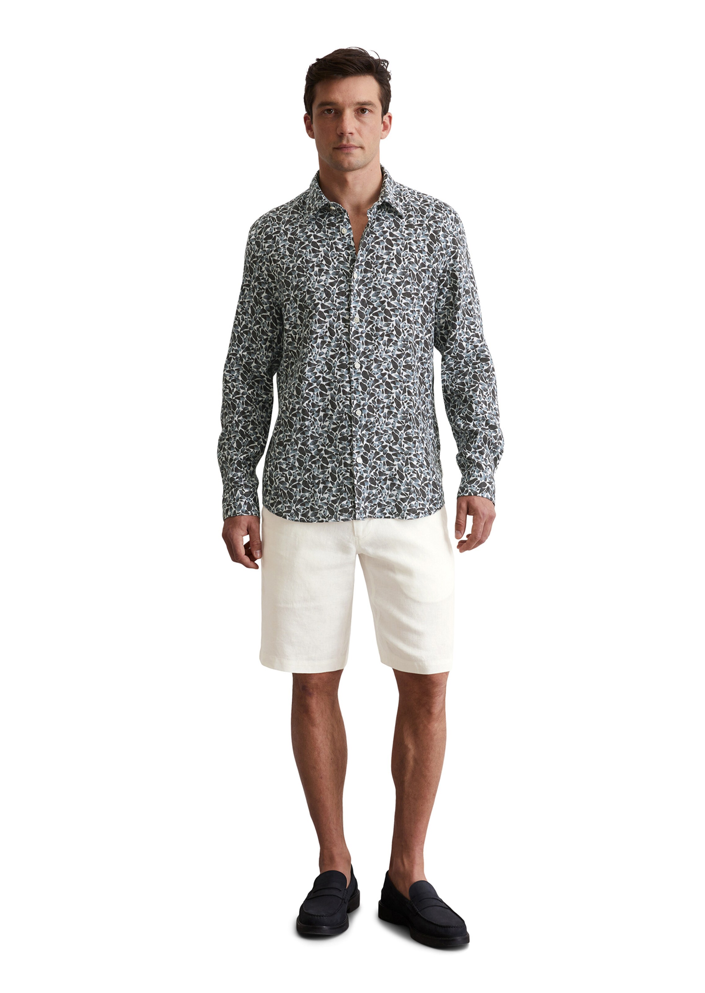 Marc O'Polo Regular fit Button Up Shirt in Black