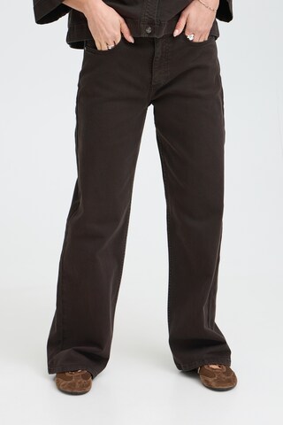 Pulz regular Jeans 'KATJA' i brun: forside