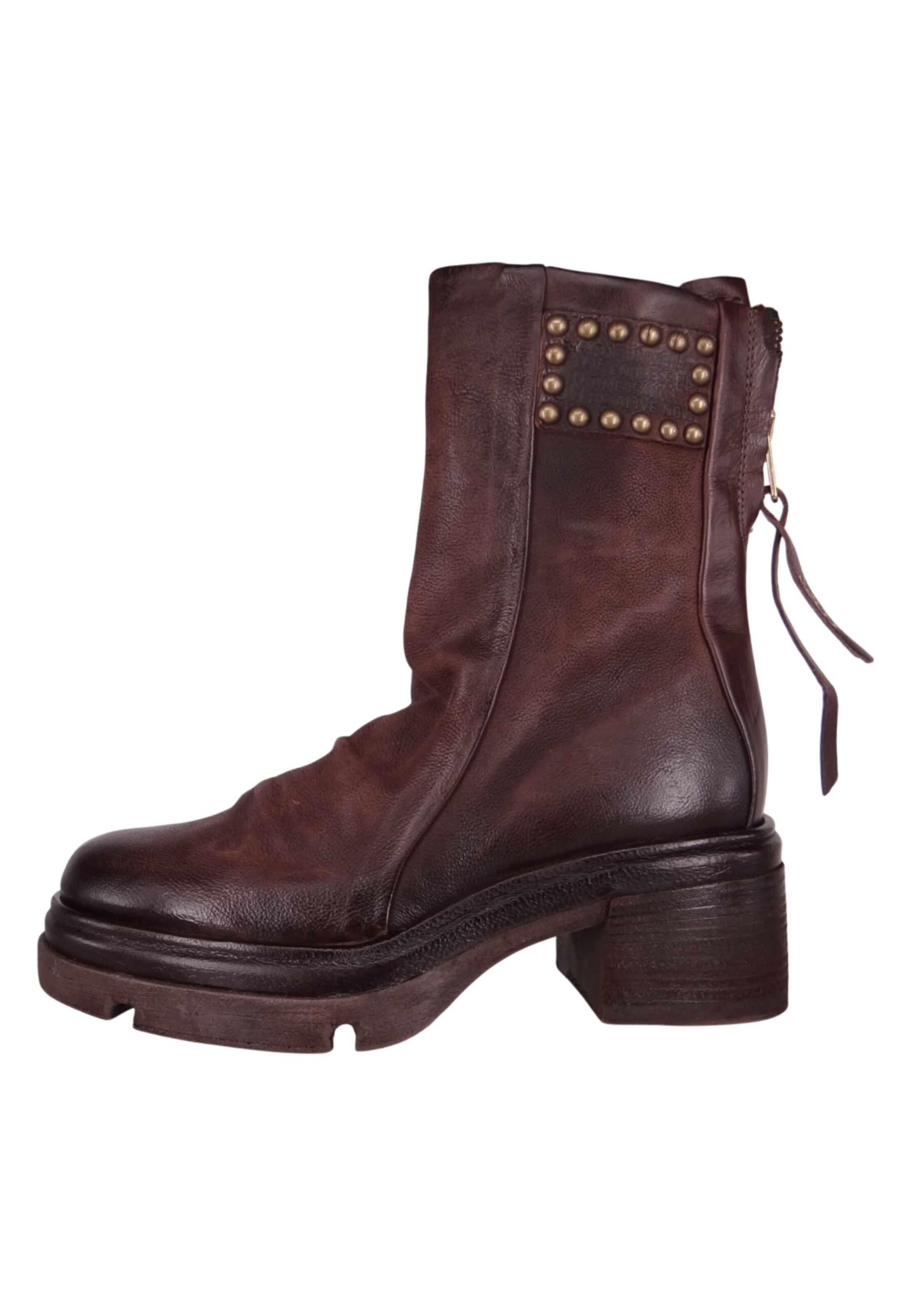 A.S.98 Enkellaarsjes 'Easy A98227-101' in Bruin: voorkant