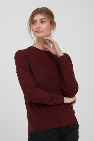 Oxmo Sweater 'Dotta' in Red: front