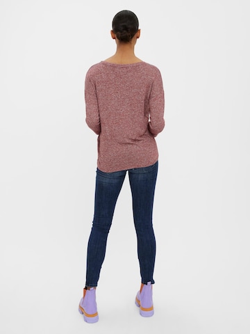 VERO MODA Pullover 'BRIANNA' i rød