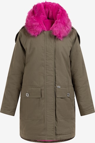 MYMO Winterparka in Groen: voorkant