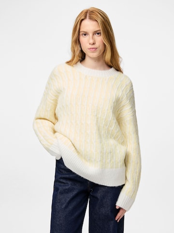 PIECES - Jersey 'PCRIGMOR' en blanco: frente