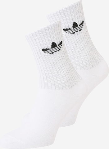 balta ADIDAS ORIGINALS Kojinės: priekis