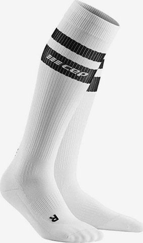 CEP Athletic Socks in White: front