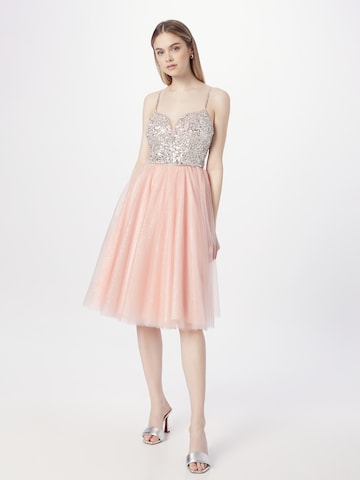 Laona Cocktail Dress in Pink: front