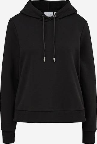 Sweat-shirt comma casual identity en noir : devant