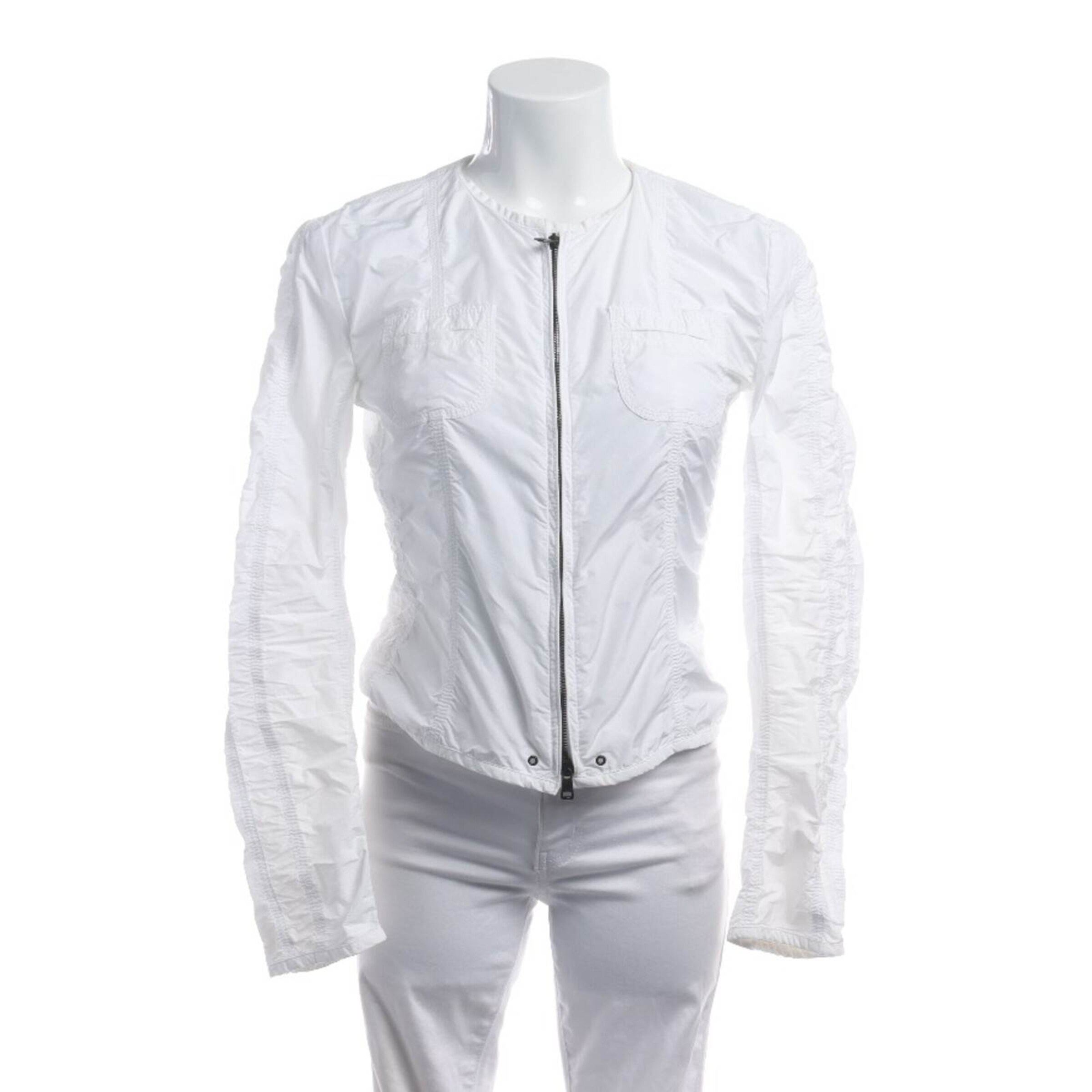 Marc Cain Jacket & Coat in S in White: front