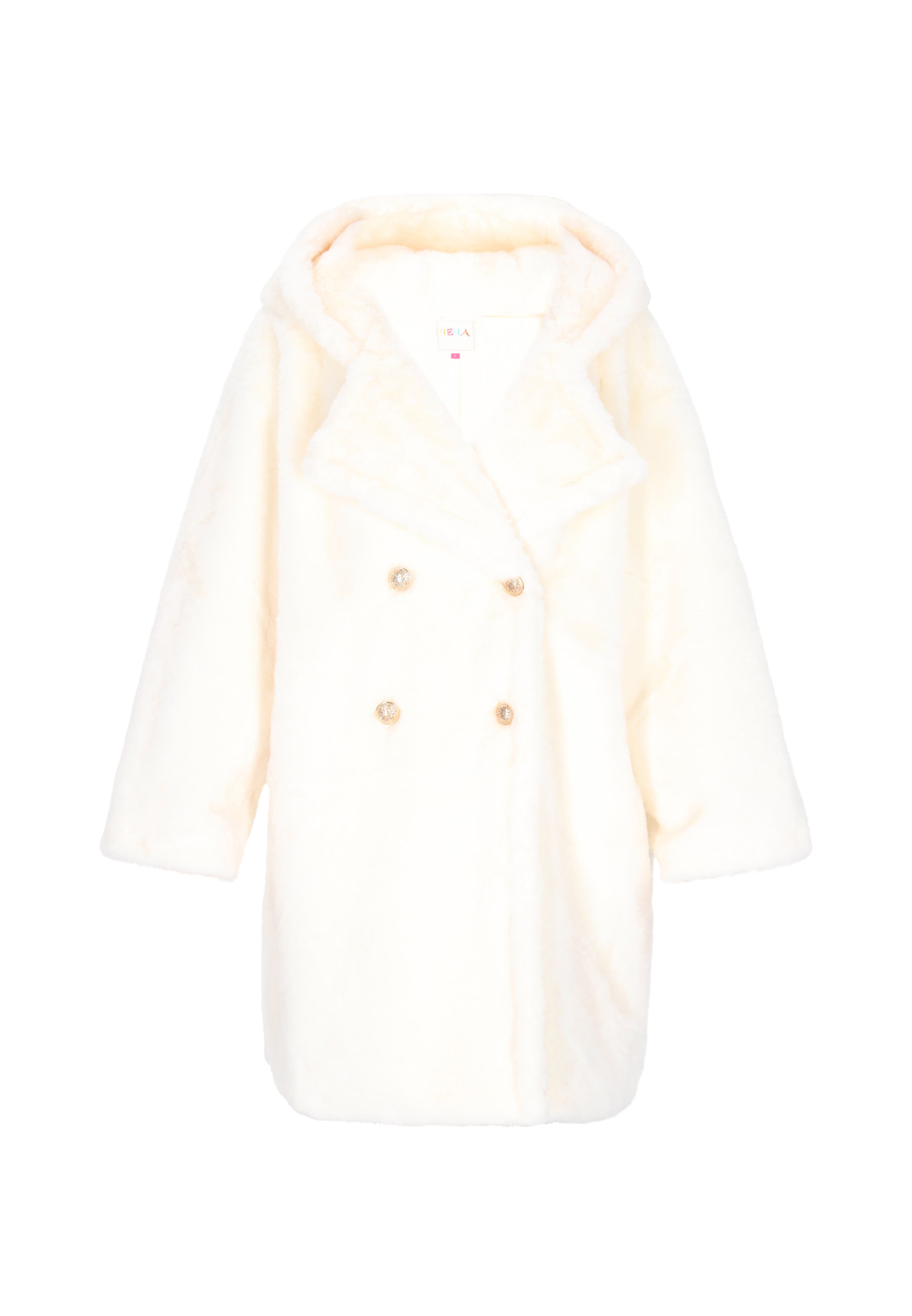 IZIA Преходно палто в бяло: отпред
